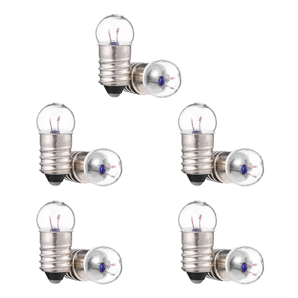 10pcs Electricity Kit E10 Miniature Screw Base Light Bulbs Tiny Light Bulb 07FC0E-D4 - KOEEK