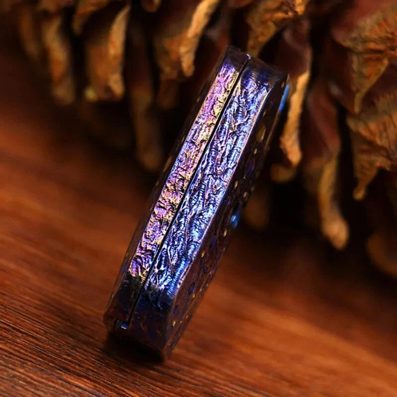 Titanium Alloy Star Sky Mechanical Structure Fidget Haptic Slider ADHD Tool Gift 07FC0E-D4 - KOEEK