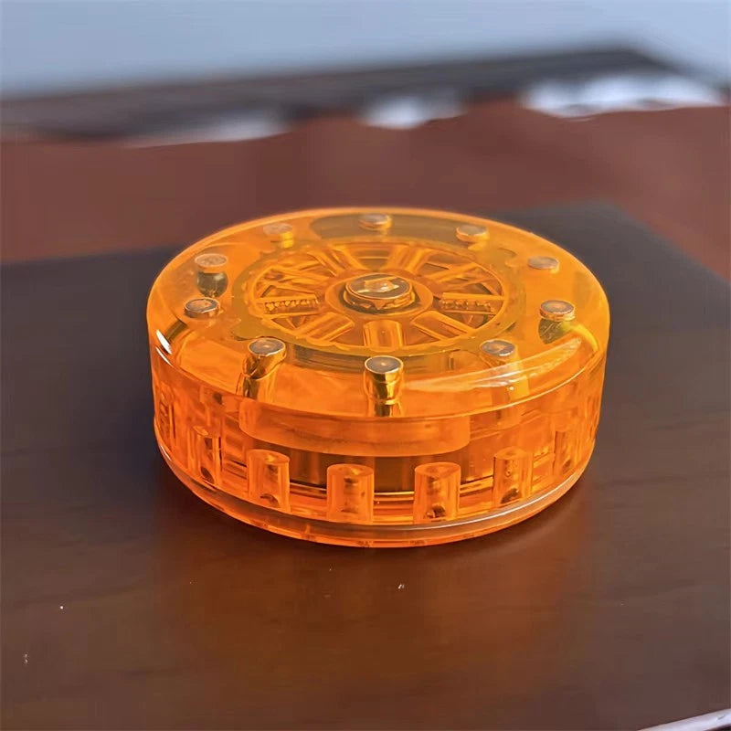 Fun PMMA Mechanical Fidget Toy EDC Fidget Coin Stress Relief Toys Gift 07FC0E-D4 - KOEEK