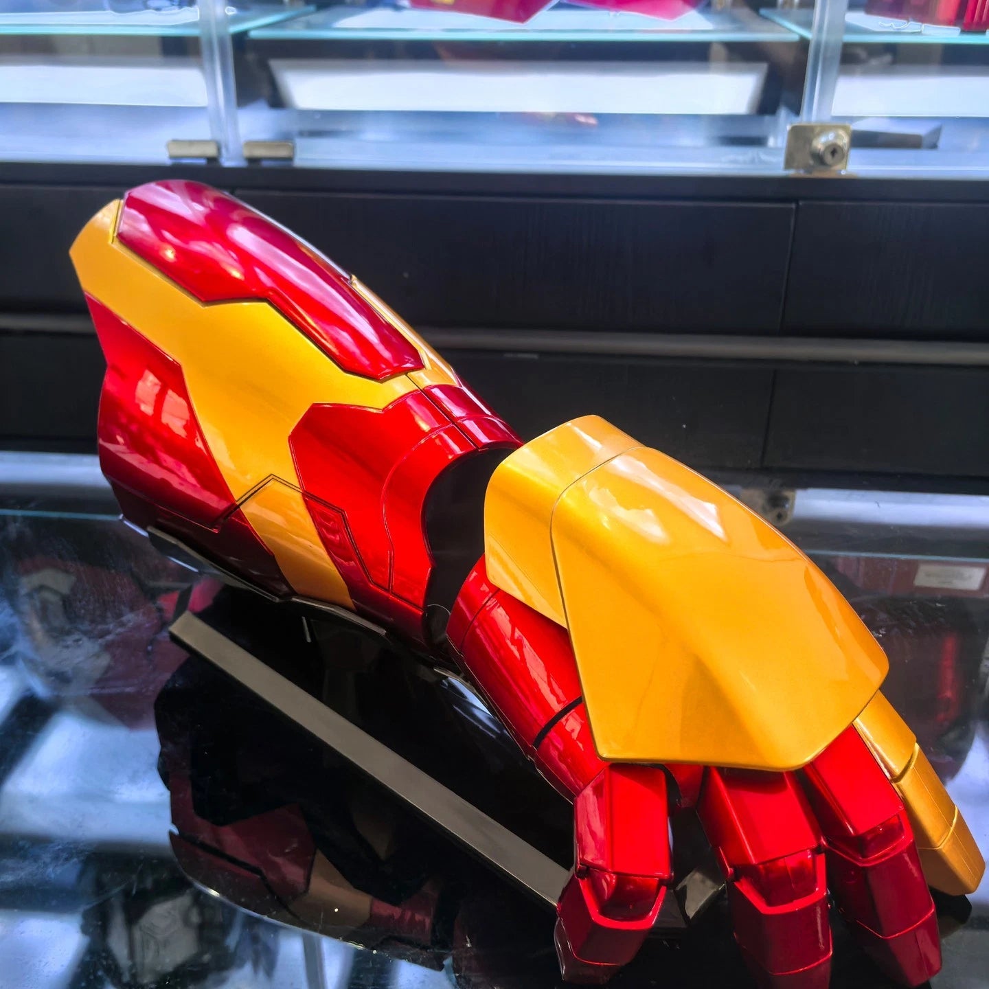 Iron Man MK42 1/1 Gauntlet Arm Wearable Cosplay Armor Voice/Remote Control Prop 07FC0E-D4 - KOEEK