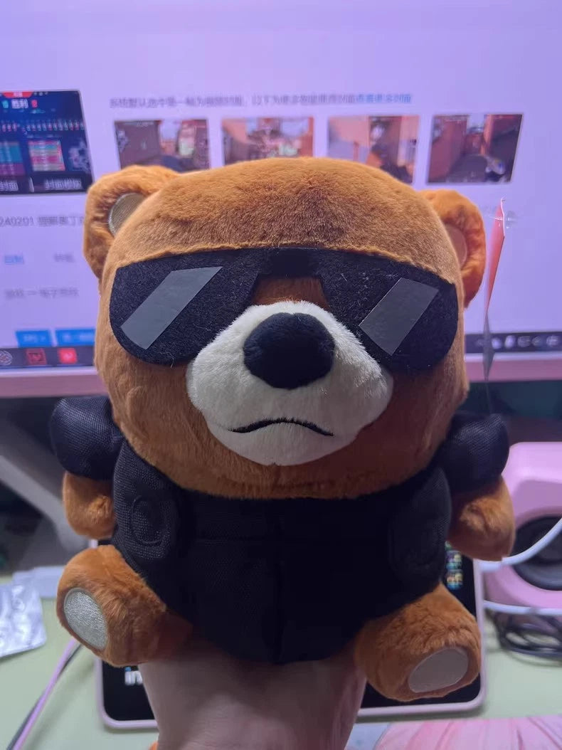 Official VALORANT Tactical Bear Plush Doll Stuffed Toy Game Fan Collection Gift 07FC0E-D4 - KOEEK
