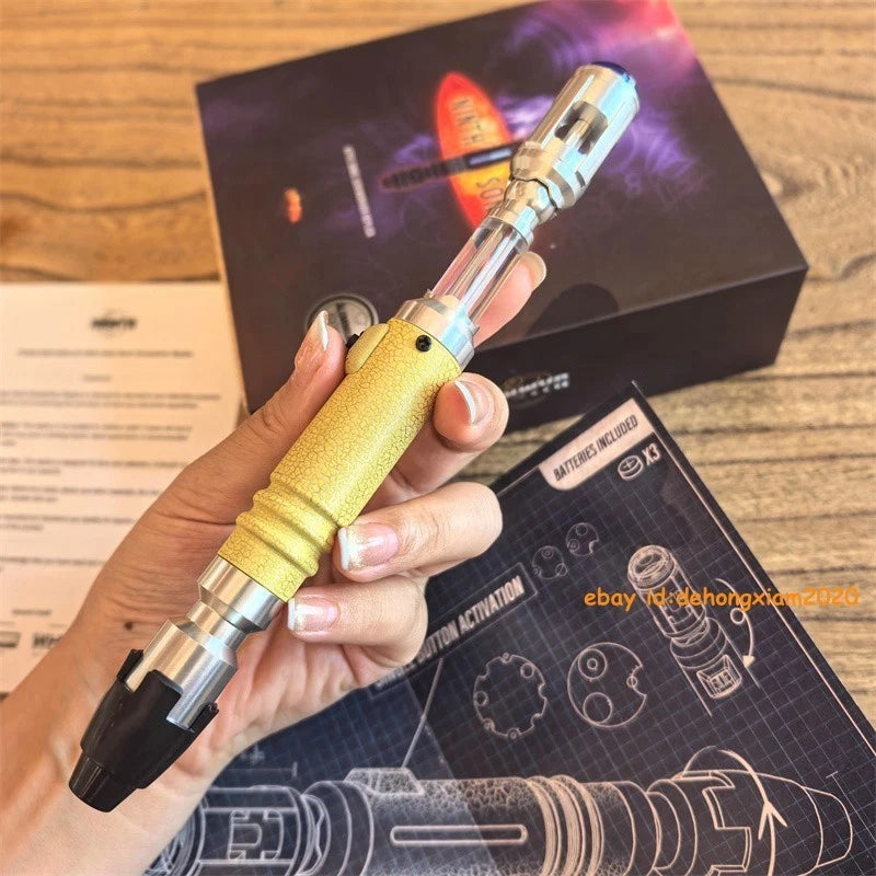 In US! 9th NAWYA Doctor Who Metal Sonic Screwdriver Replica LED Light Prop Gift 07FC0E-D4 - KOEEK