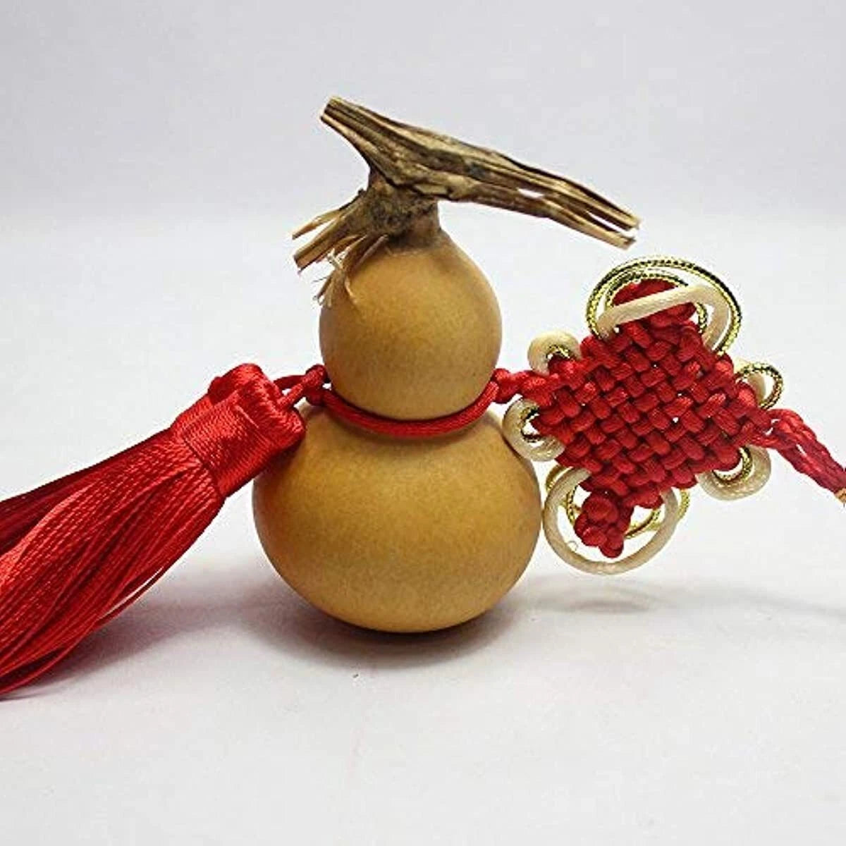 2PCS Gourd Chinese Feng Shui Chinese Good Luck Home Decoration Pendant 07FC0E-D4 - KOEEK