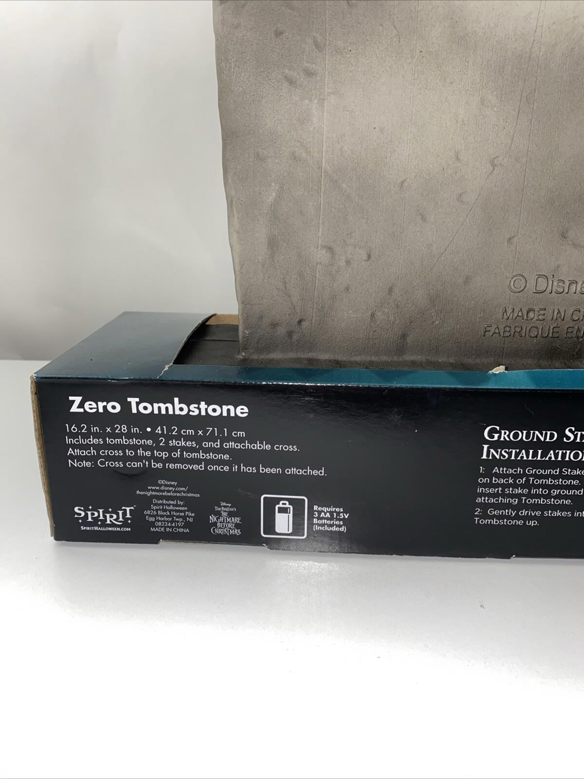 2024 Disney Nightmare Before Christmas Zero Light Up Tombstone Blow Mold Free sh DISNEY - KOEEK