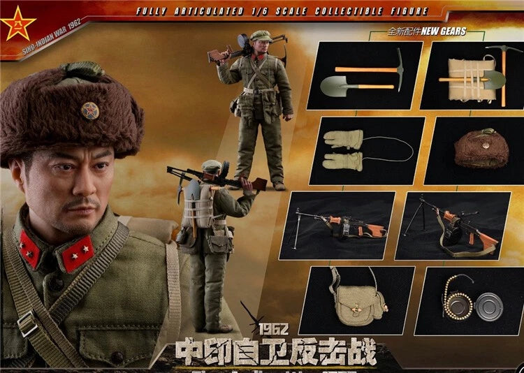 SoldierStory 1/6 SS121 Sino-Indian War 1962 China PLA Action Figure Soldier Toys 07FC0E-D4 - KOEEK