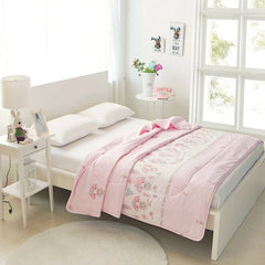 Cotton My Melody Blanket Summer Cool Quilt Pink Bed Quilt Cover Warm Blanket 07FC0E-D4 - KOEEK