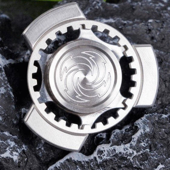 Stainless Steel Fidget Spinner EDC Fidget Toy Hand Spinner Stress Relief Gift 07FC0E-D4 - KOEEK