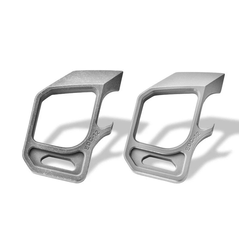 Personalized Titanium Alloy Trendy Keychains EDC Pry Bar Pendant Outdoor Tools 07FC0E-D4 - KOEEK