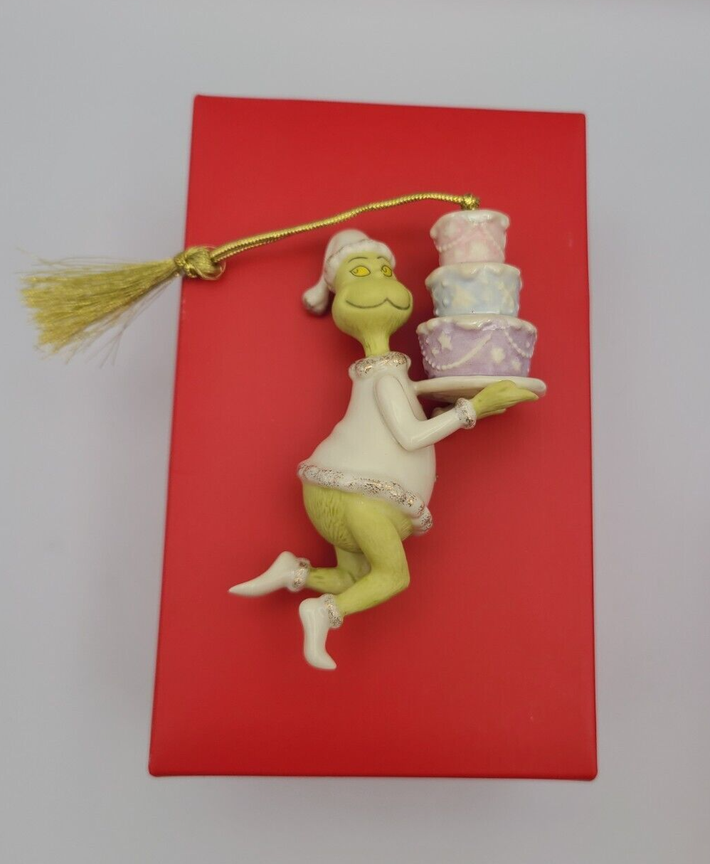 Lenox " Grinch  Takes the Cakes"  Christmas Ornament - Dr Seuss LENOX - KOEEK