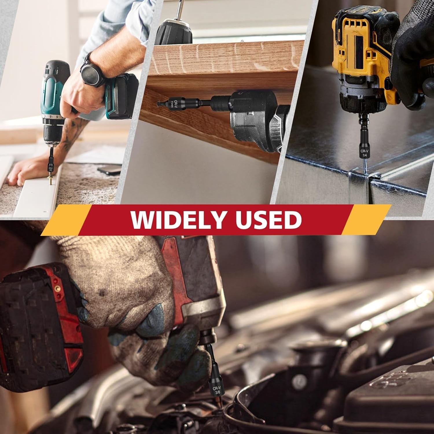 new 12-Piece Magnetic Nut Driver Set, Premium CR-V Steel Impact Set