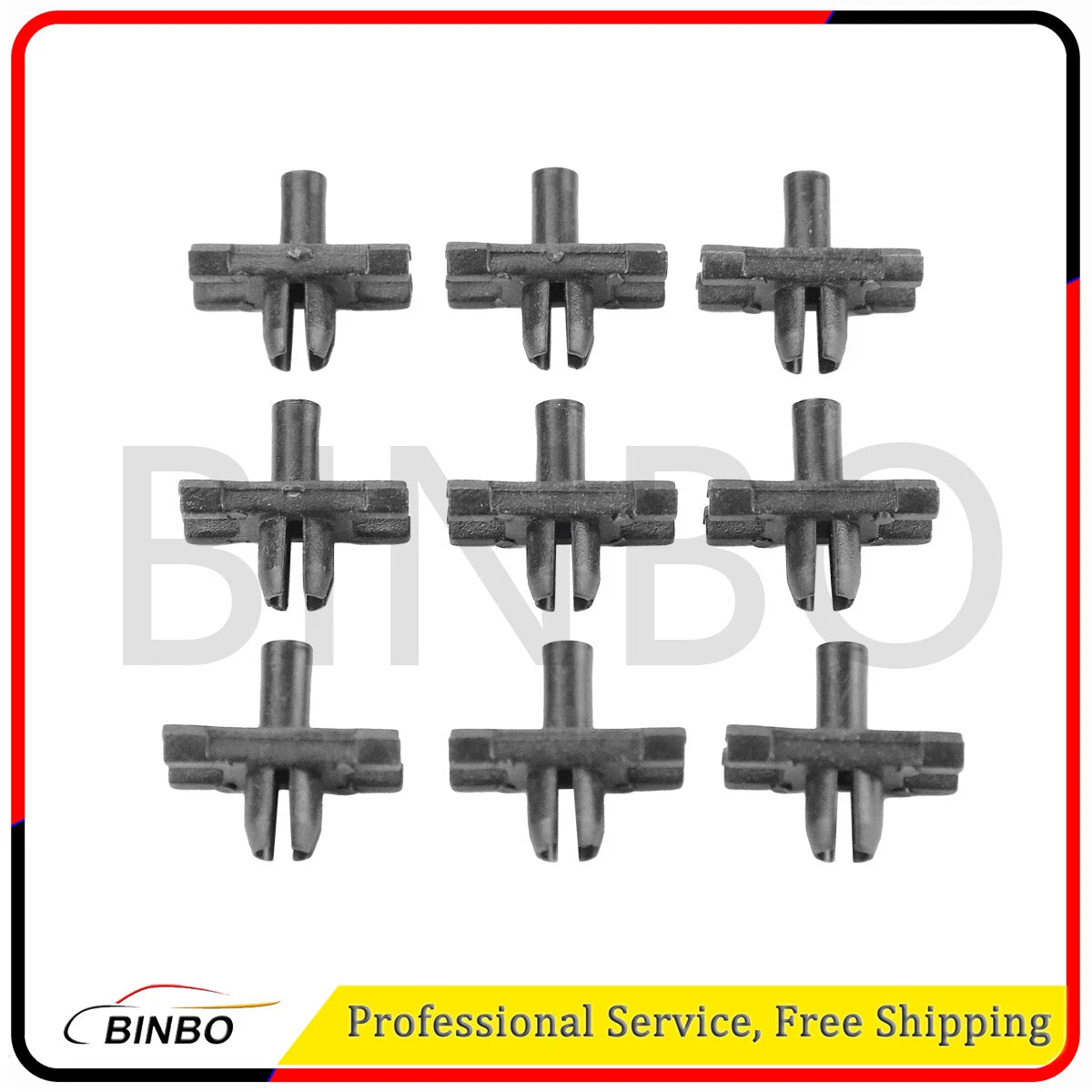 50 Pcs For BMW E10 1602 2002 2002Tii Body Side Moulding Clips Upper Belt Molding 07FC0E-D4 - KOEEK