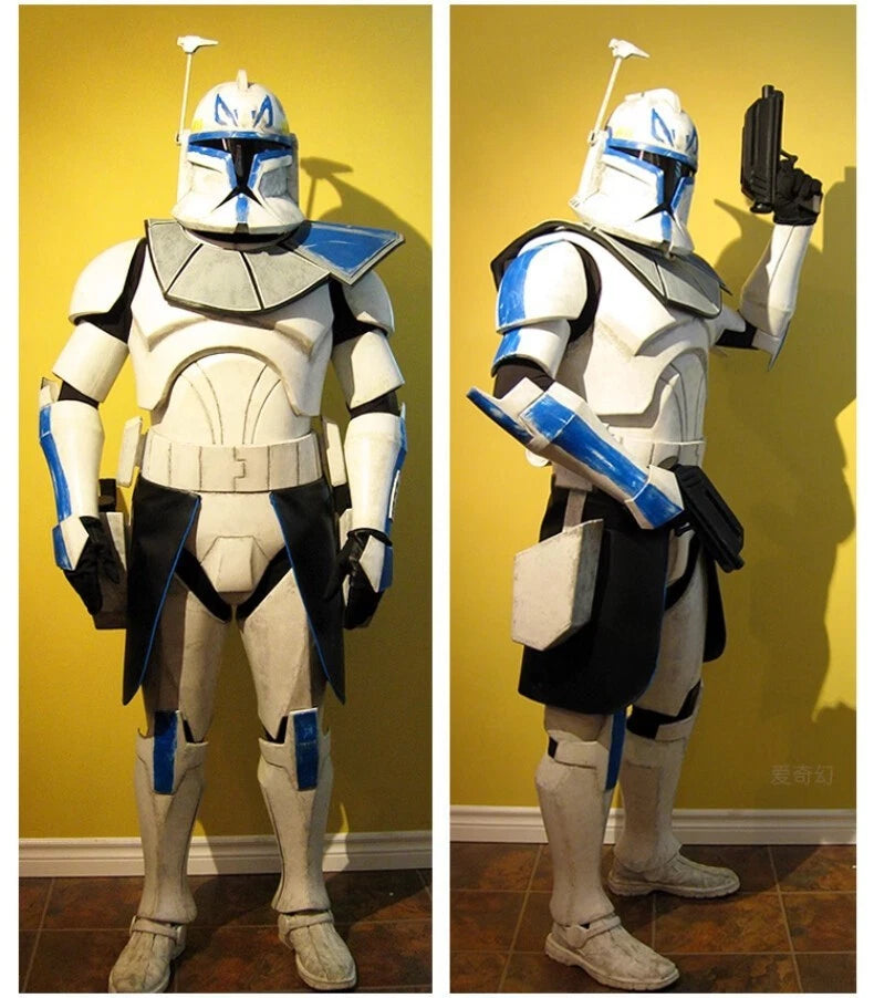 Star Wars Captain Rex Cosplay Wearable Armor Self Assembling Coloring EVA Prop 07FC0E-D4 - KOEEK