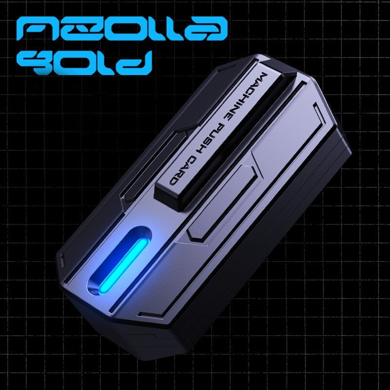 Push Card Pulse Coin Luminous EDC Magnetic Decompression Artifact Metal Toy Gift 07FC0E-D4 - KOEEK