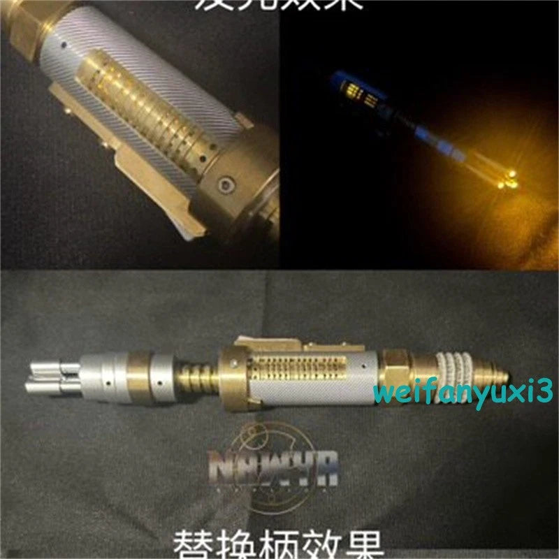 Doctor Who Master Metal Sonic Screwdriver Replica LED Prop Scalable Hand Lamp 07FC0E-D4 - KOEEK