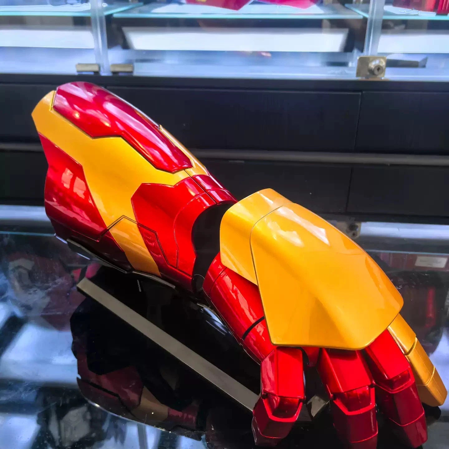 Iron Man MK42 1/1 Gauntlet Arm Wearable Cosplay Armor Voice/Remote Control Prop 07FC0E-D4 - KOEEK