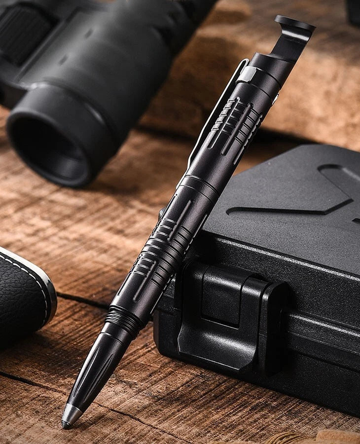 Aluminium Alloy Pocket Ball Pen Signature Tactical EDC Pen Mobile Phone Seat 07FC0E-D4 - KOEEK