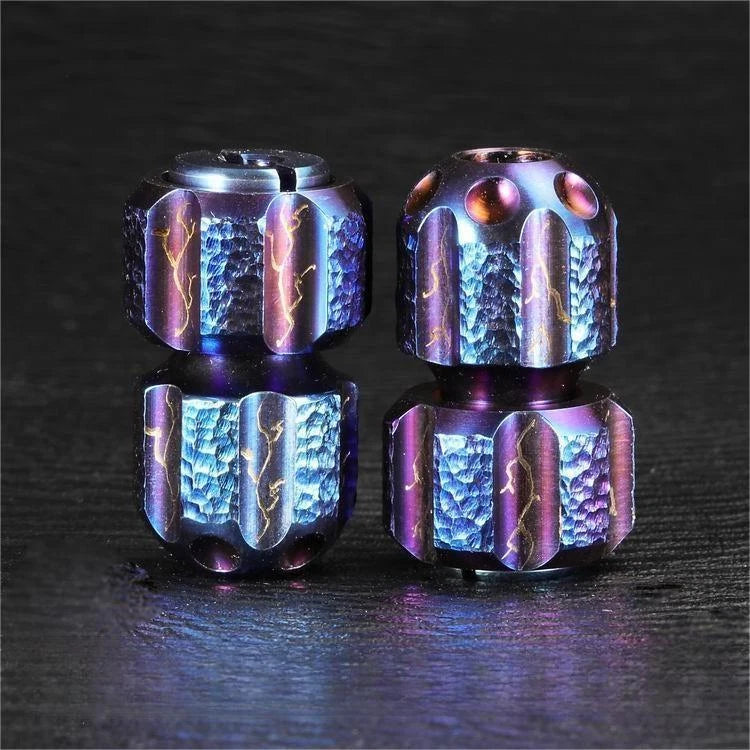 Titanium Knife Lanyard Bead Paracord Necklace Pendant Fidget Spinner EDC Gifts 07FC0E-D4 - KOEEK