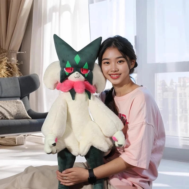 80cm Anime Cute Meowscarada Large Plush Doll Pillow Refined Ver Stuffed Toy Gift 07FC0E-D4 - KOEEK