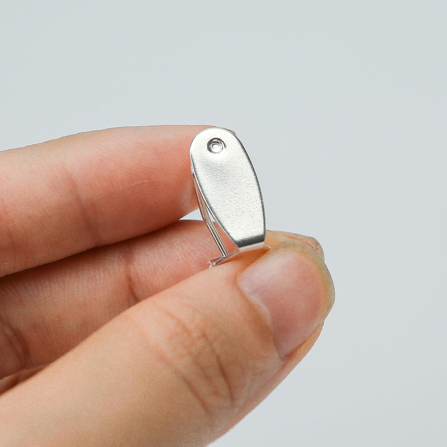 new Silver Fingernail Earring Post for Native American 10