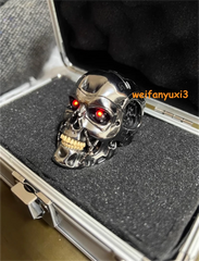 STOCK! Terminator T2 T800 ENDOSKELETON 1/4 Scale Figure Skull Model LED Eyes 07FC0E-D4 - KOEEK