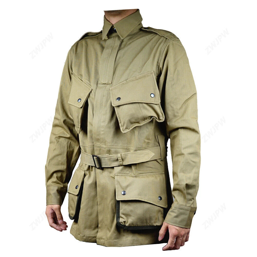 WWII US Airborne M1942 Jacket Paratrooper Repro American Army D-Day Uniform ARMY - KOEEK