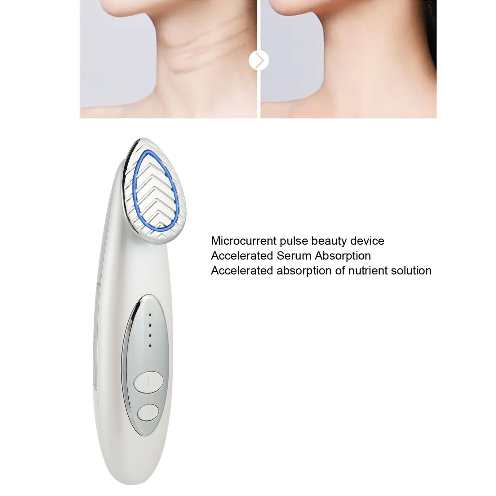 new Facial Massage Wand Skin Rejuvenation Microcurrent Wrinkle Removal Skin High ANA koeek - KOEEK