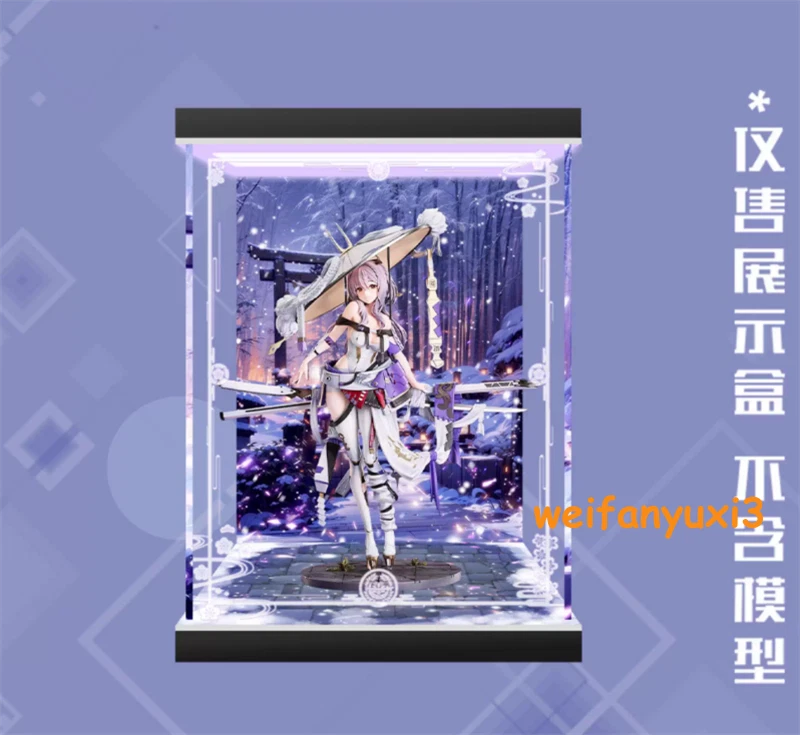 Display Case 2 Lights Fit GSC Goddess of Victory: Nikke Scarlet 1/7 Figure 07FC0E-D4 - KOEEK
