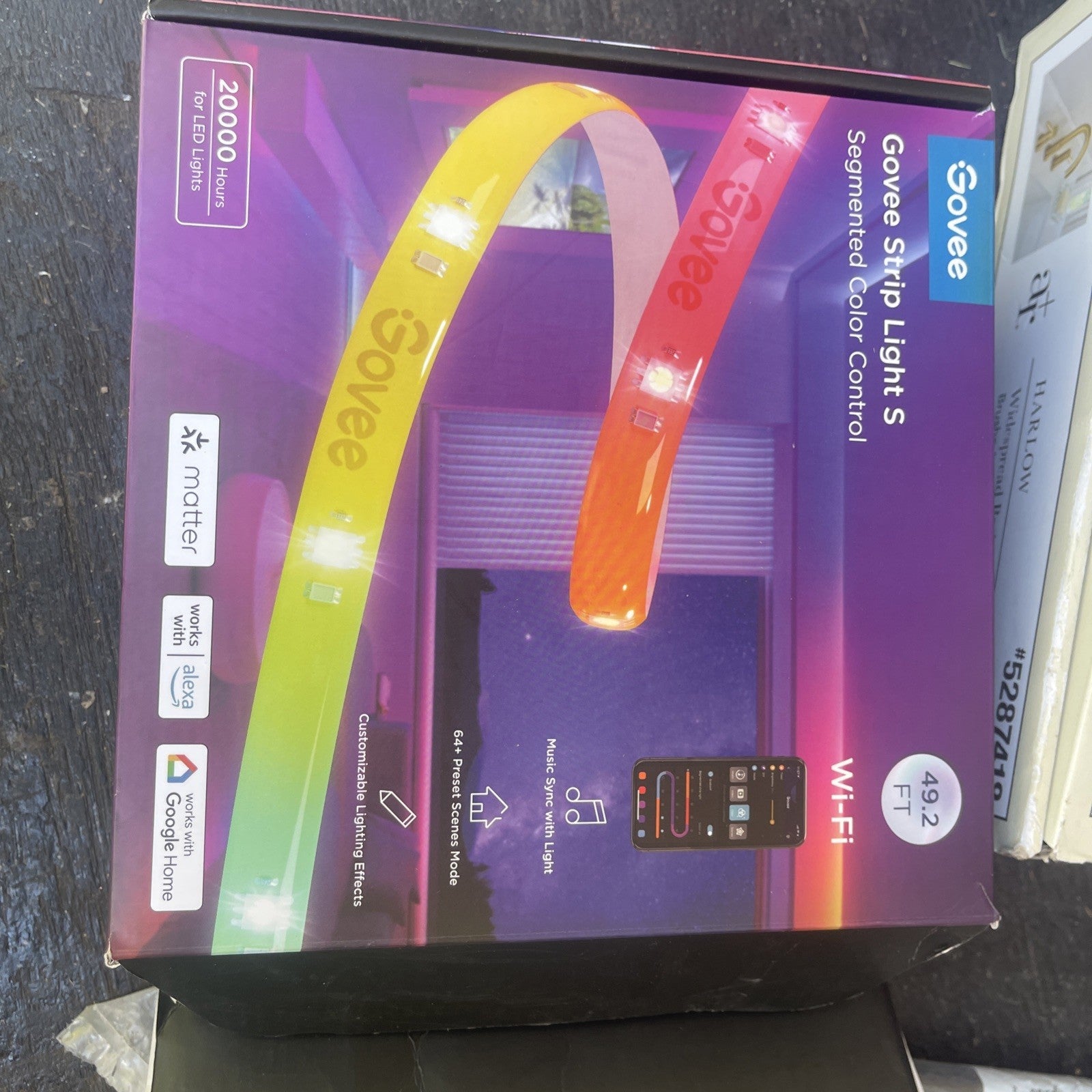 Govee 49.2 ft. Smart Plug-in Dimmable Color-Changing Integrated LED Strip Light GOVEE - KOEEK