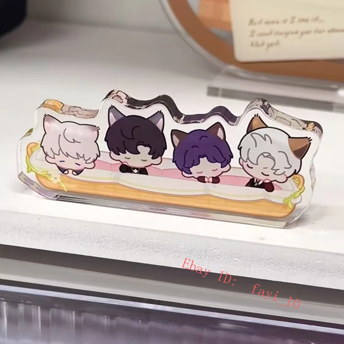 Love and Deepspace Cat Meow Q Ver Acrylic Stand Figure Decor Model Acrylic Tile 07FC0E-D4 - KOEEK