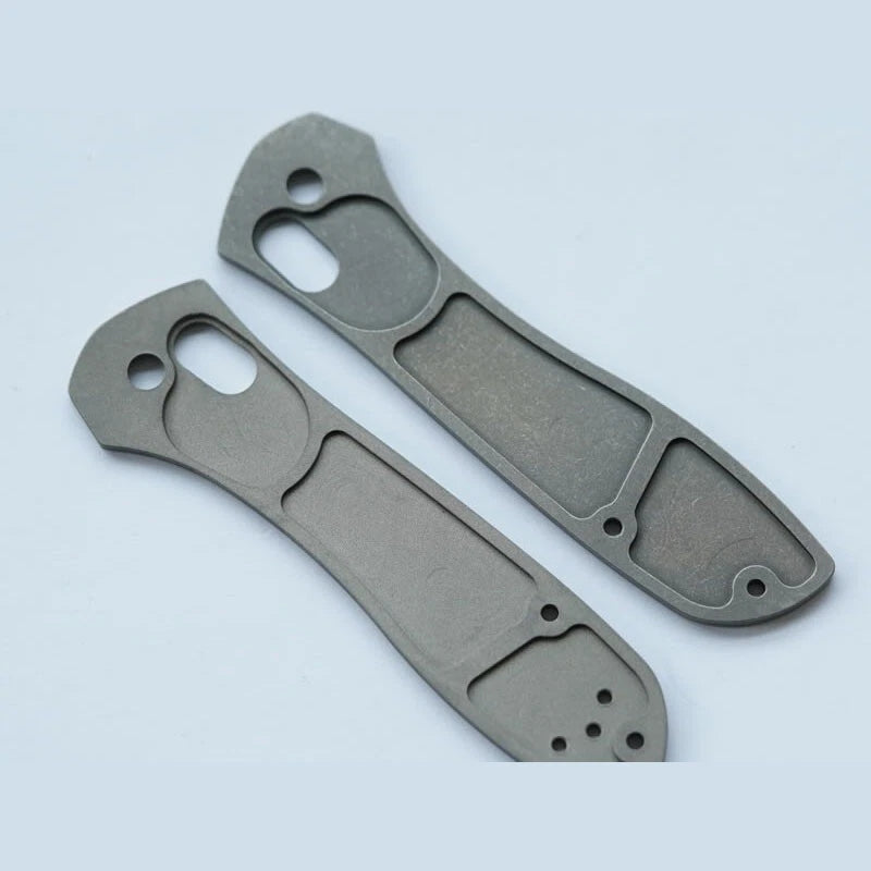 1 Pair Custom Made TC21 Titanium Alloy Knife Handle Scales for Benchmade 707 07FC0E-D4 - KOEEK