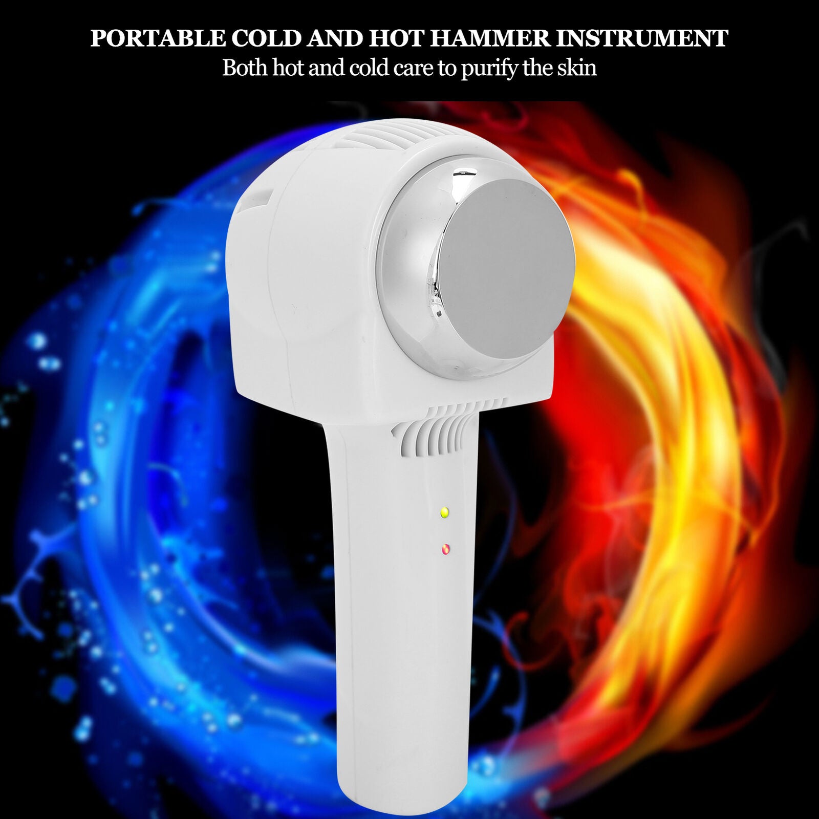 new Hot Cold Hammer Rejuvenation Dark Circle Eye Bag Removal Machine (UK Plug ) HGF koeek - KOEEK