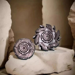 B08 EDC Stainless Steel Stone Wash Fidget Spinner Armor Mechanical Toy 07FC0E-D4 - KOEEK