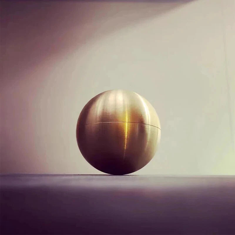 Titan Ball Metal Puzzle Disentanglement IQ Game Gadgets Stress Relief Gift 07FC0E-D4 - KOEEK