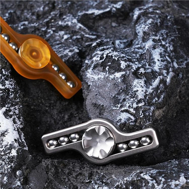 Stainless Steel PEI Fidget Spinner EDC Hand Spinner Finger Toy Stress Relief Toy 07FC0E-D4 - KOEEK