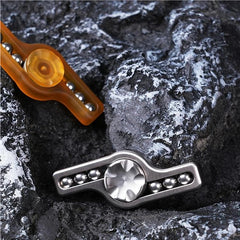 Stainless Steel PEI Fidget Spinner EDC Hand Spinner Finger Toy Stress Relief Toy 07FC0E-D4 - KOEEK