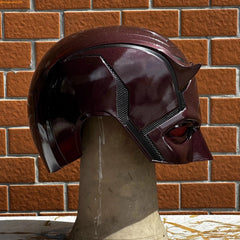 Daredevil Head Mask Matt Murdock Cosplay Half Face FRP Mask Prop Halloween Gift 07FC0E-D4 - KOEEK