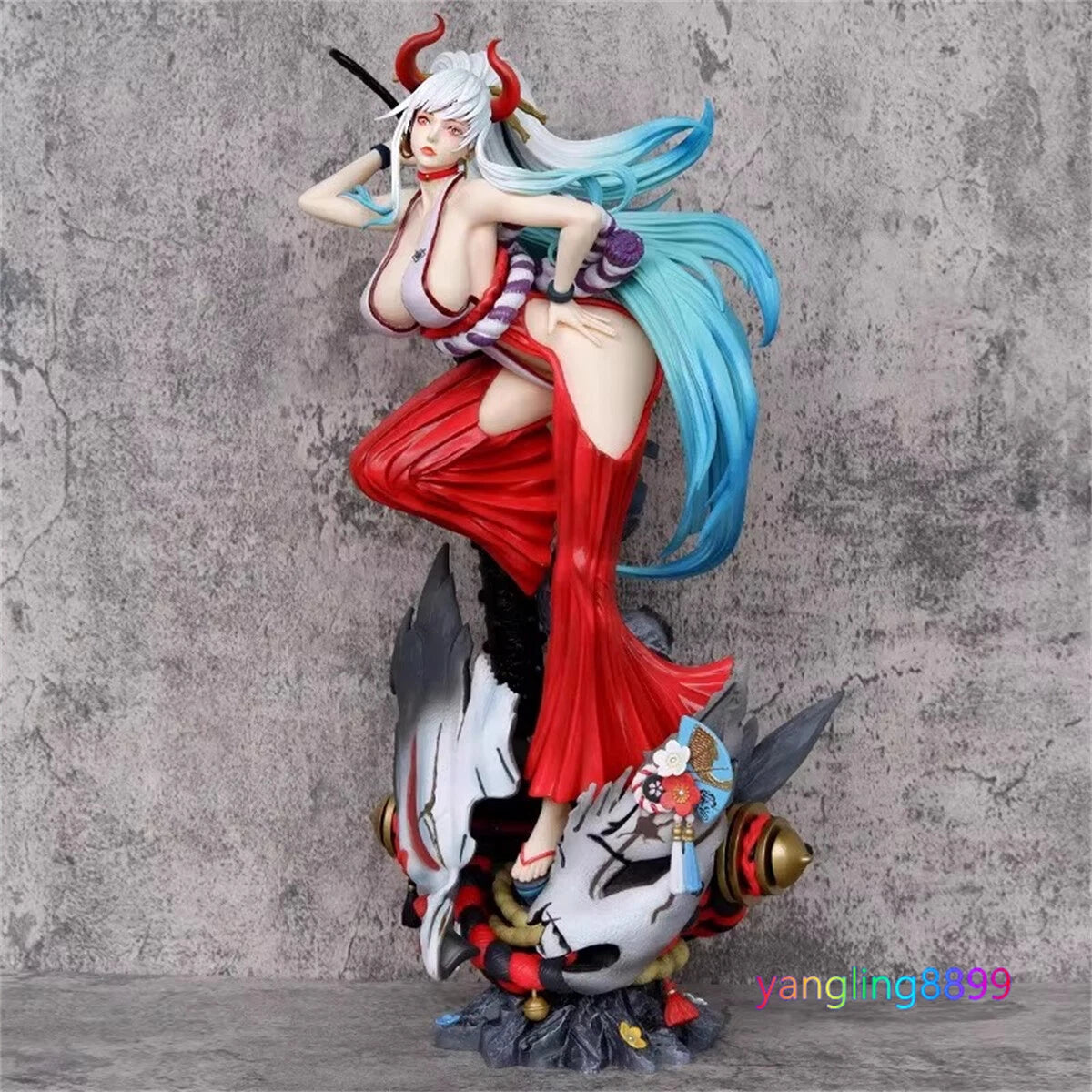 Big 21" Super Yamato PVC Figure Japan Anime Model Collect Girl Statue Ornaments 07FC0E-D4 - KOEEK