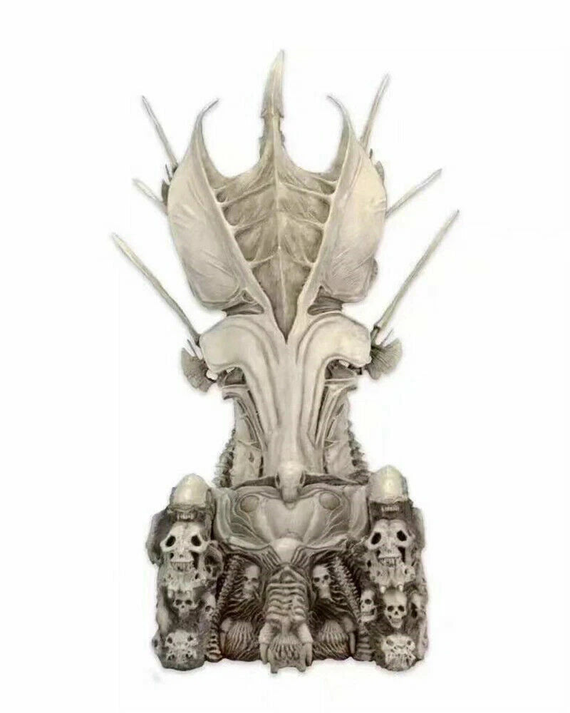 Predator Clan Leader Alien Bone Throne PVC Action Figures Diorama Element Model 07FC0E-D4 - KOEEK