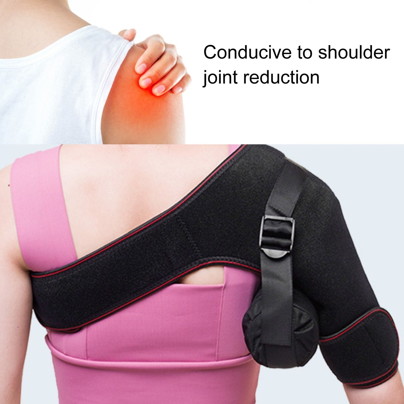 new Shoulder Brace Support Arm Sling Shoulder Stroke Hemiplegia Dislocation A koeek - KOEEK