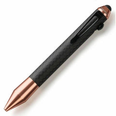 Carbon Fiber Aluminum Alloy Ballpoint Pen Signature Writing Pocket Pen EDC Gift 07FC0E-D4 - KOEEK