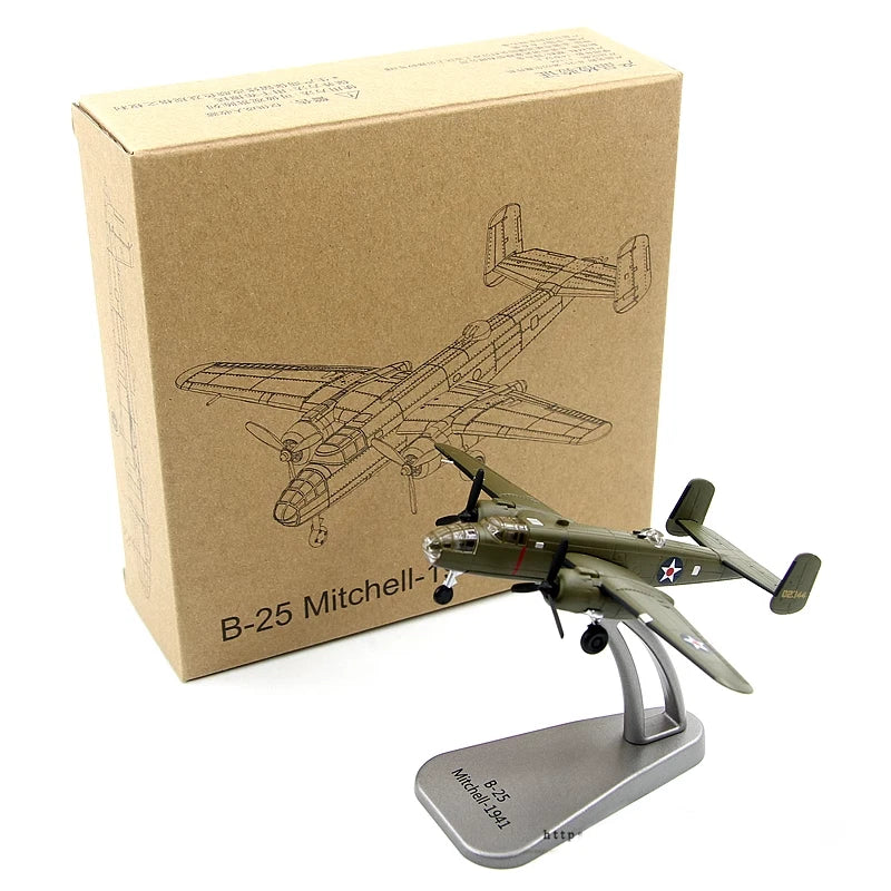 AF1 1/144 US B-25 Mitchell Bomber Diecast Finished Model 07FC0E-D4 - KOEEK