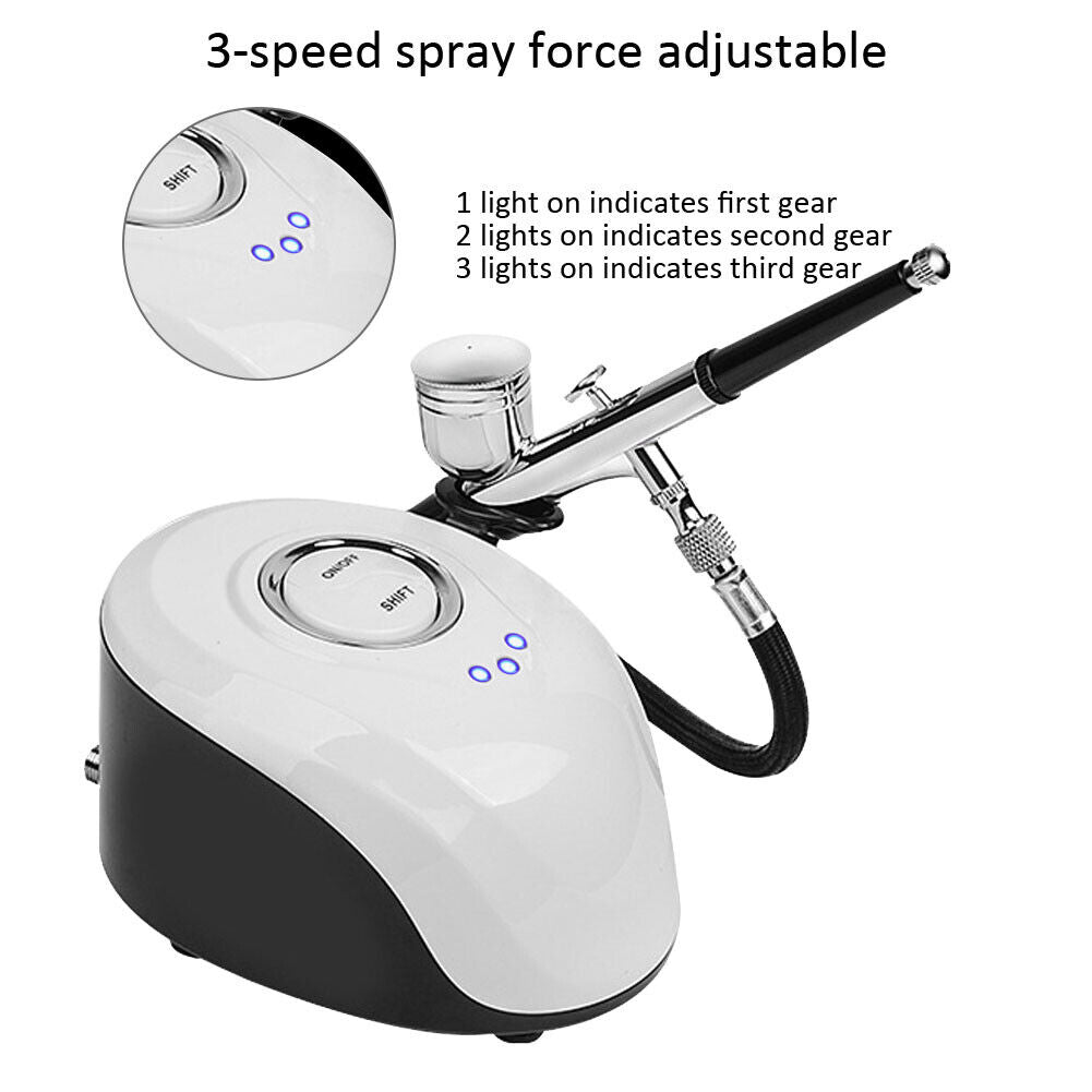 ny Nano Moisturizing Oxygen Sprayer Machine Kompressor Device White