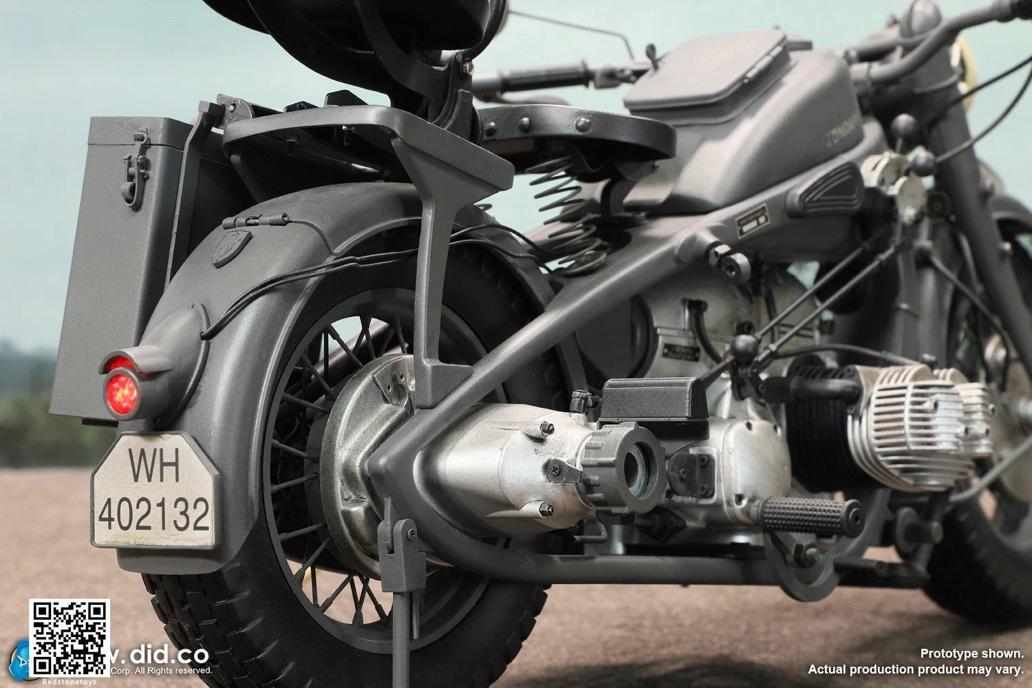 DID Motor Tricycle Motorcycle Model For 1/6 Action Figure Collection Gray Ver. DID - KOEEK