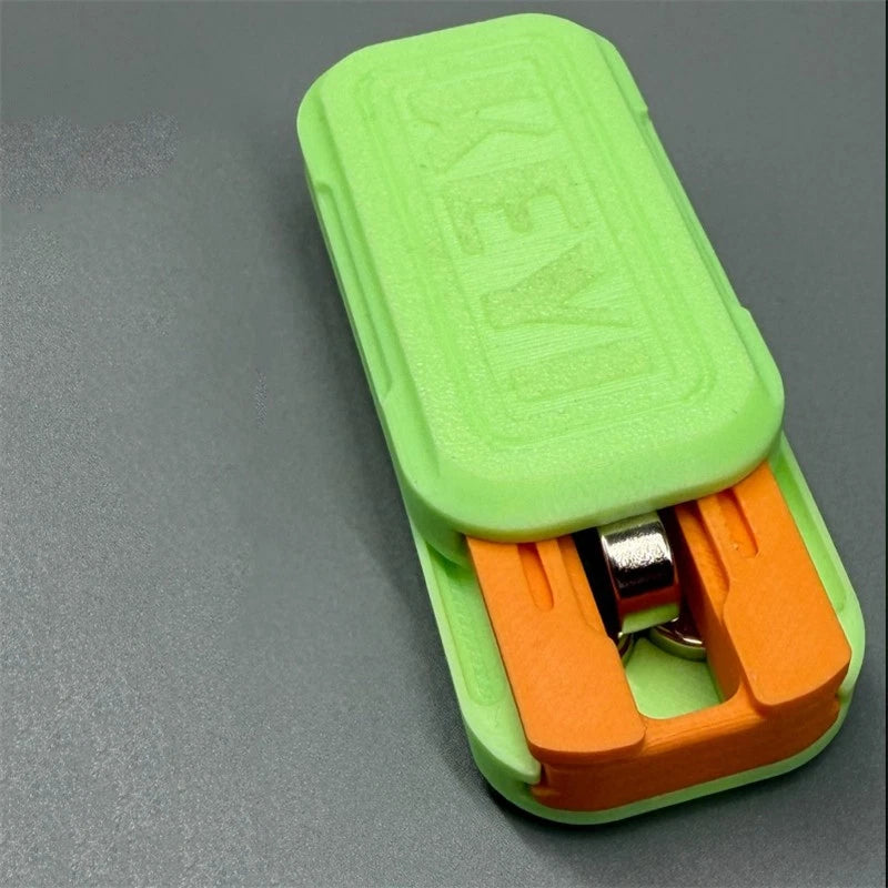 EDC Fidget Slider Novel Vibrating Stylish Plastic Mechanical Push Fidget Toys 07FC0E-D4 - KOEEK