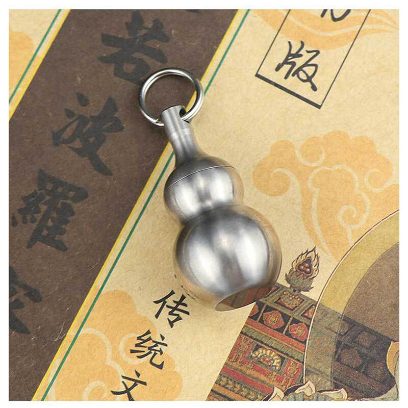 Solid TC4 Titanium Alloy Outdoor EDC Multi Tools Waterproof Medicine Pill Box 07FC0E-D4 - KOEEK