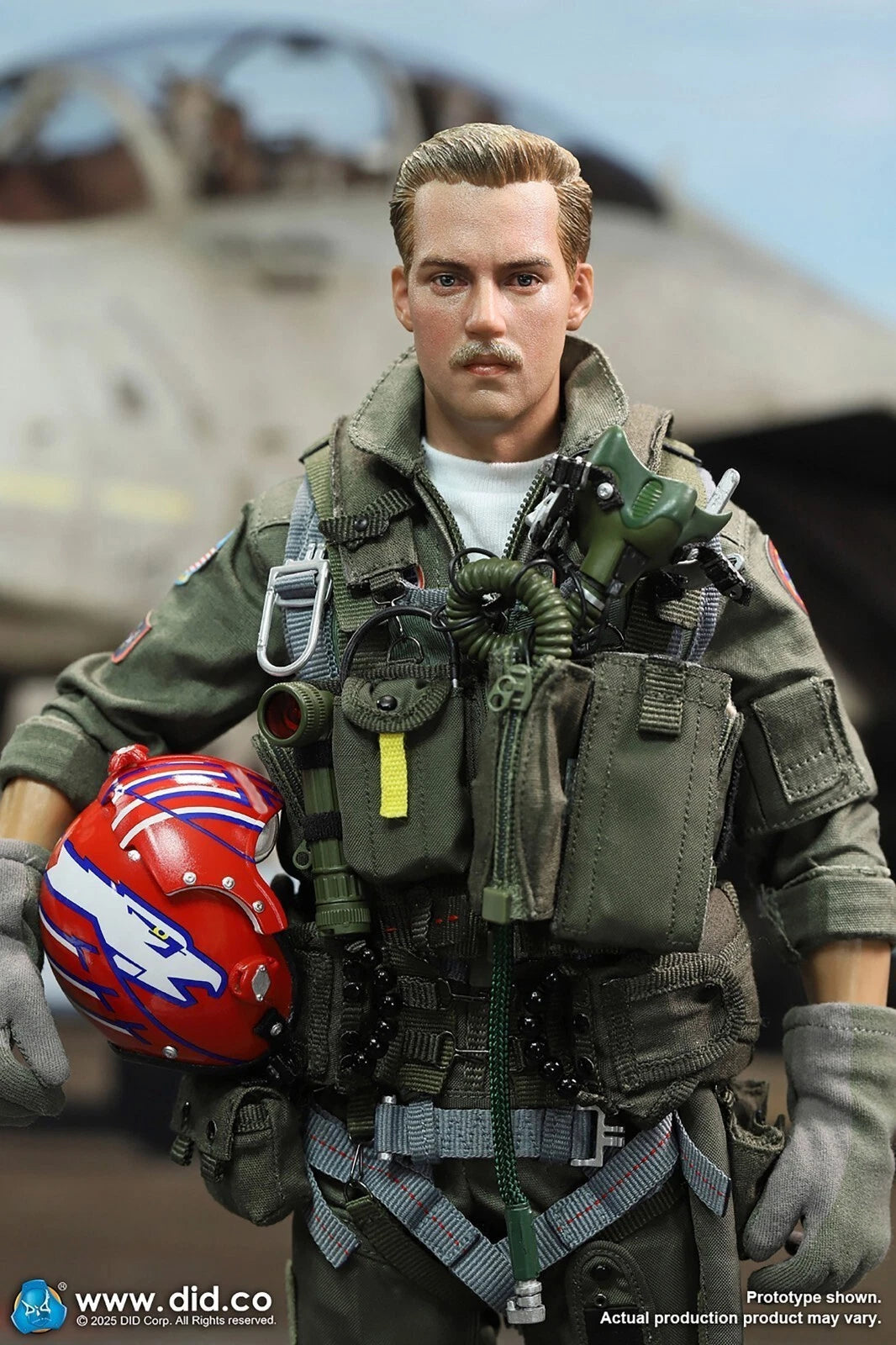 DID MA80182 US 1/6 Navy Fighter F-14 Pilot Tom & Nick Action Figure Model Toys DID - KOEEK