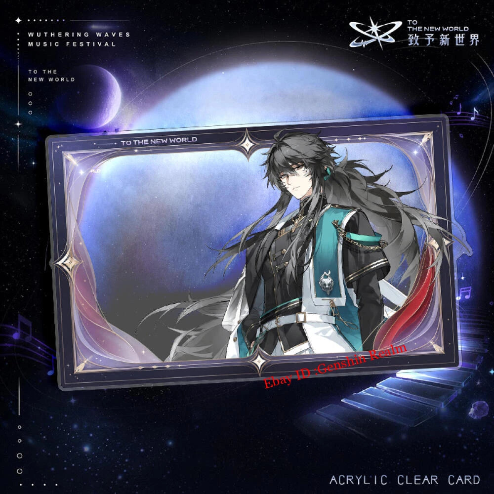 8Pcs/Set Anime Wuthering Waves Photo Prop Transparent Card Decor Collection Gift 07FC0E-D4 - KOEEK