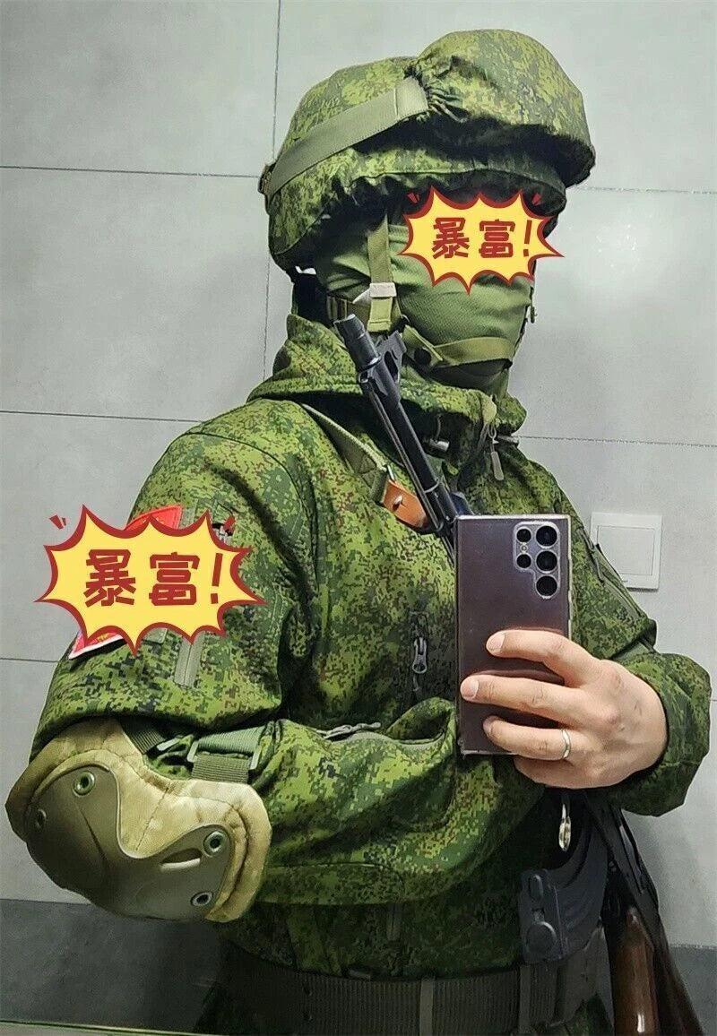 Hot US！ Replica Russian Army 6B47 Tactical Helmet + Helmet Cover + Goggles Cover 07FC0E-D4 - KOEEK