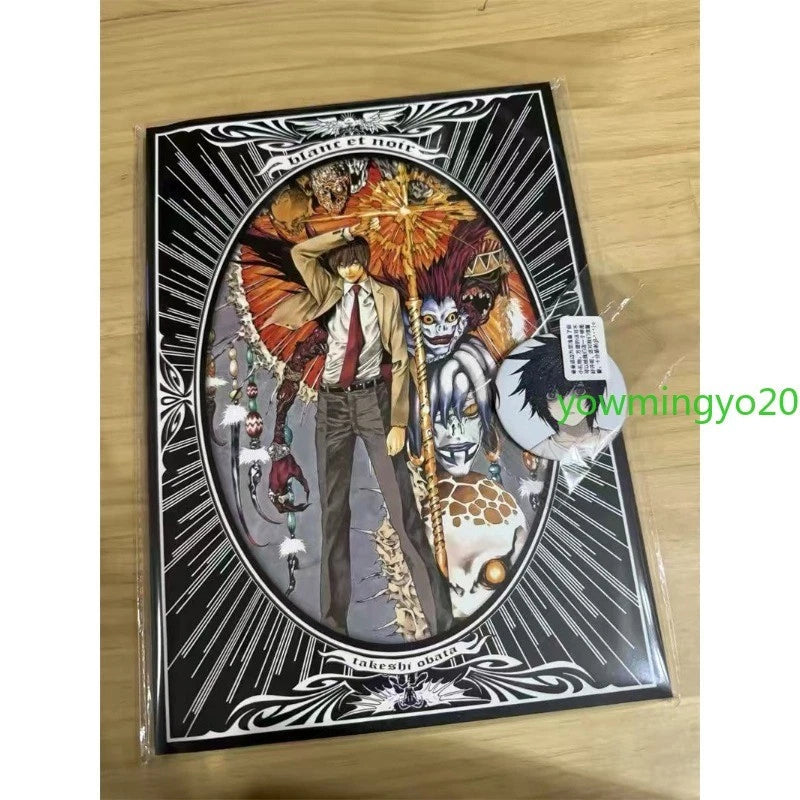 Death Note Light Yagami & L Lawliet Art Book Takeshi Obata Anime Manga Album 07FC0E-D4 - KOEEK