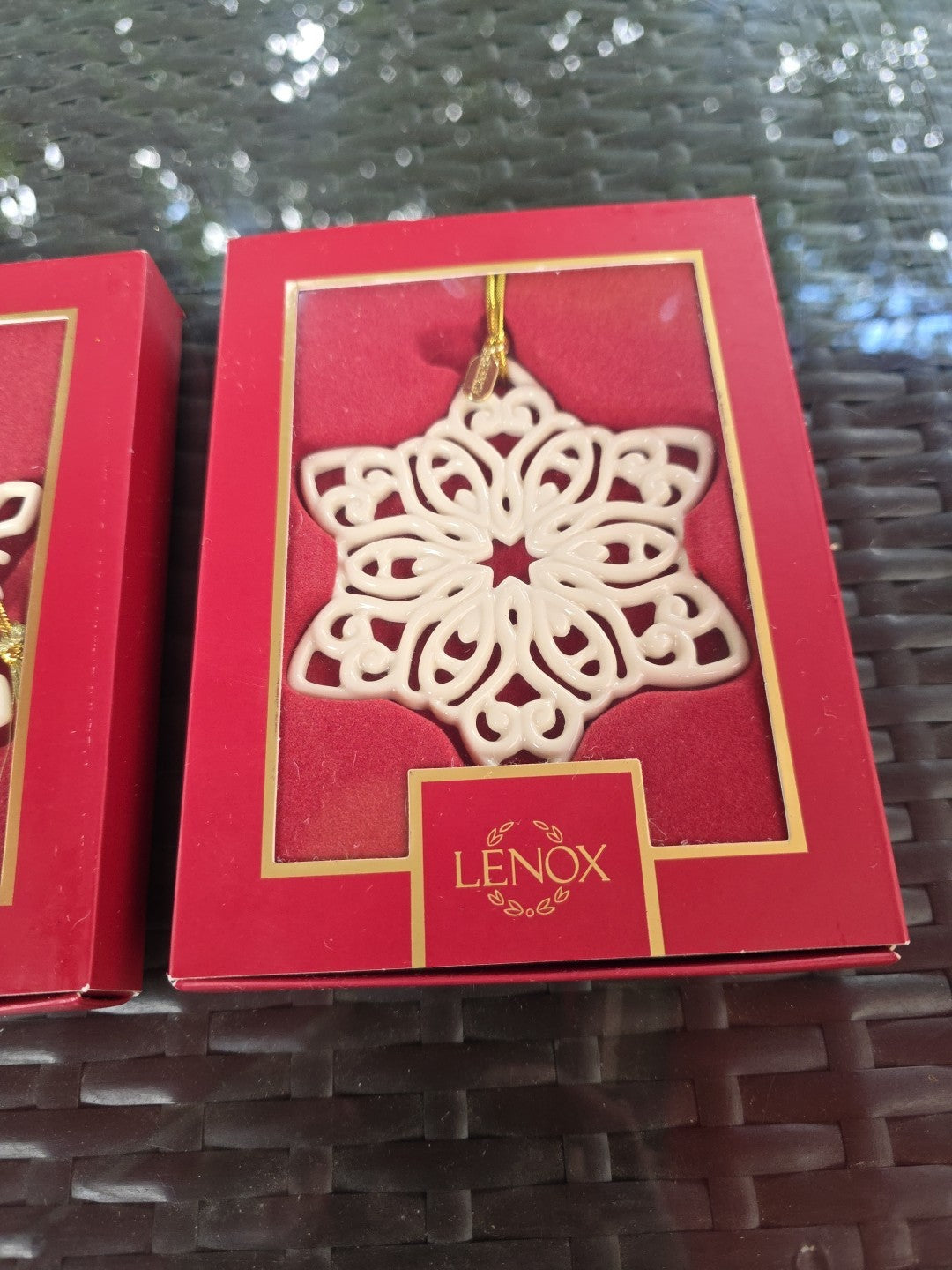 (3) Lenox Annual Snow Fantasies Snowflake Ornaments 2020 2021 2022 Christmas LENOX - KOEEK